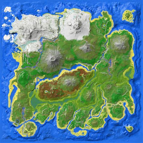 Ark Survival Evolved Official Maps Ark Survival Evolved Official Maps