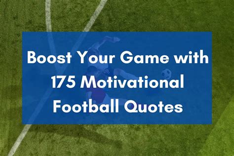 Boost Your Game With 175 Motivational Football Quotes Best Fb Status Boost Your Game With 175 Motivational Football Quotes Best Fb Status