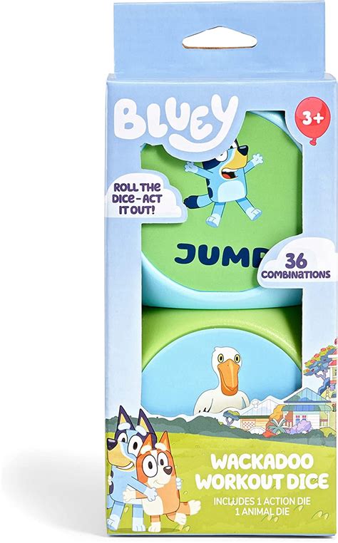 Buy Bluey Wackadoo Dice Imagination Act Out The Action Game Family Buy Bluey Wackadoo Dice Imagination Act Out The Action Game Family