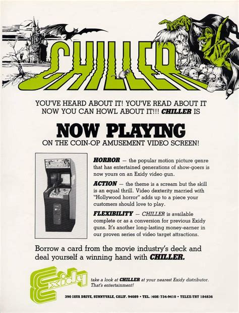 Chiller Classic Arcade Game