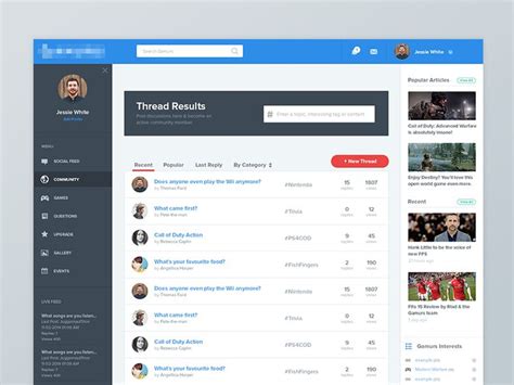 Discussion Board Ui Design Ui Design Inspiration Dashboard Design Discussion Board Ui Design Ui Design Inspiration Dashboard Design