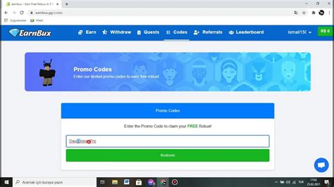 Get Free Robux with Earnbux Get Free Robux with Earnbux