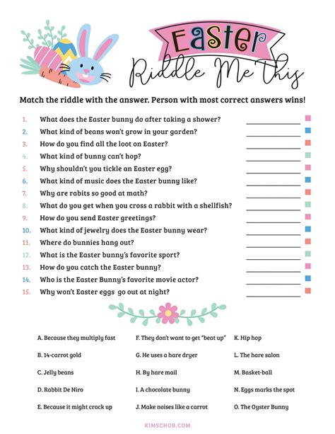 Easter Games For Adults