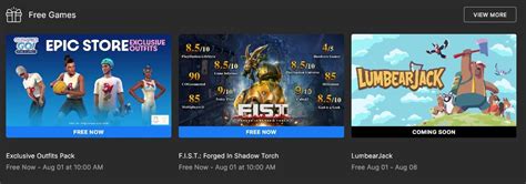 5 Free EGS Games