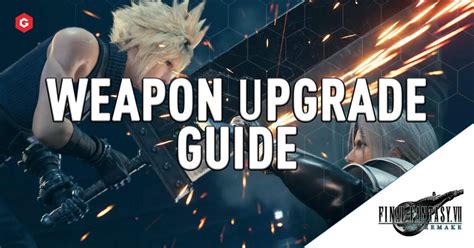 Final Fantasy 7 Remake Weapon Upgrade Guide How To Get Sp Weapon Final Fantasy 7 Remake Weapon Upgrade Guide How To Get Sp Weapon