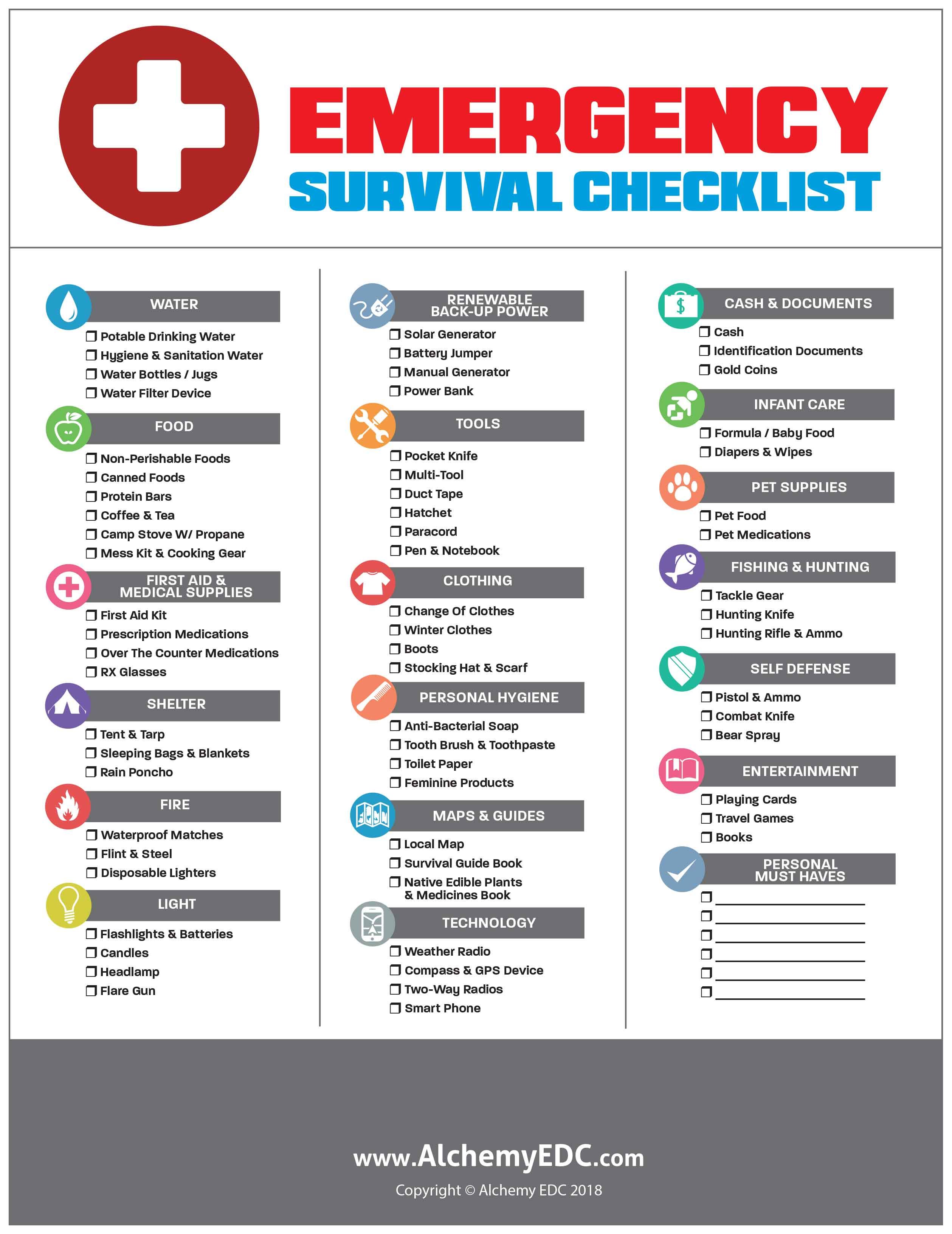 Free Printable Survival Guide Free Printable Survival Guide