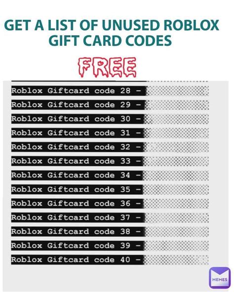 Free Roblox Gift Card Codes For Robux In 2021 Unused List Free Roblox Gift Card Codes For Robux In 2021 Unused List