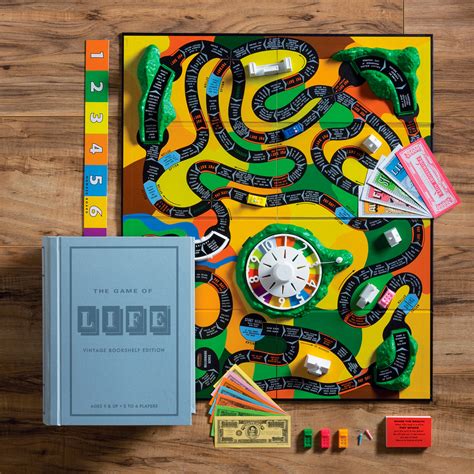 Game Of Life Vintage Bookshelf Ws Game Company Touch Of Modern Game Of Life Vintage Bookshelf Ws Game Company Touch Of Modern