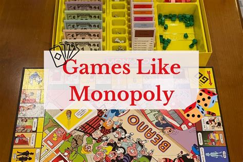 5 Games Like Monopoly