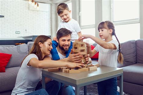 Happy Family Playing Board Games At Home Stock Image Colourbox Happy Family Playing Board Games At Home Stock Image Colourbox