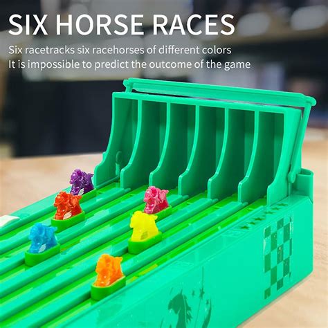 Horse Racing Table Game With 6 Horses Game Chessboard Finish Line Race Horse Racing Table Game With 6 Horses Game Chessboard Finish Line Race