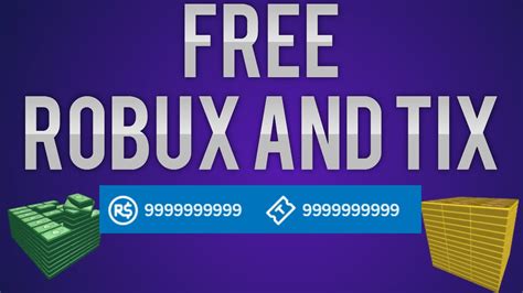 How To Get Free Robux And Tix From Roblox Youtube How To Get Free Robux And Tix From Roblox Youtube