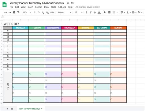 How To Make A Weekly Planner Using Google Sheets Free Online Tool How To Make A Weekly Planner Using Google Sheets Free Online Tool