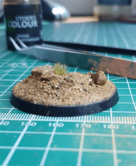 How To Make Table Top Ready Desert And Sand Bases For War Game Miniatures How To Make Table Top Ready Desert And Sand Bases For War Game Miniatures