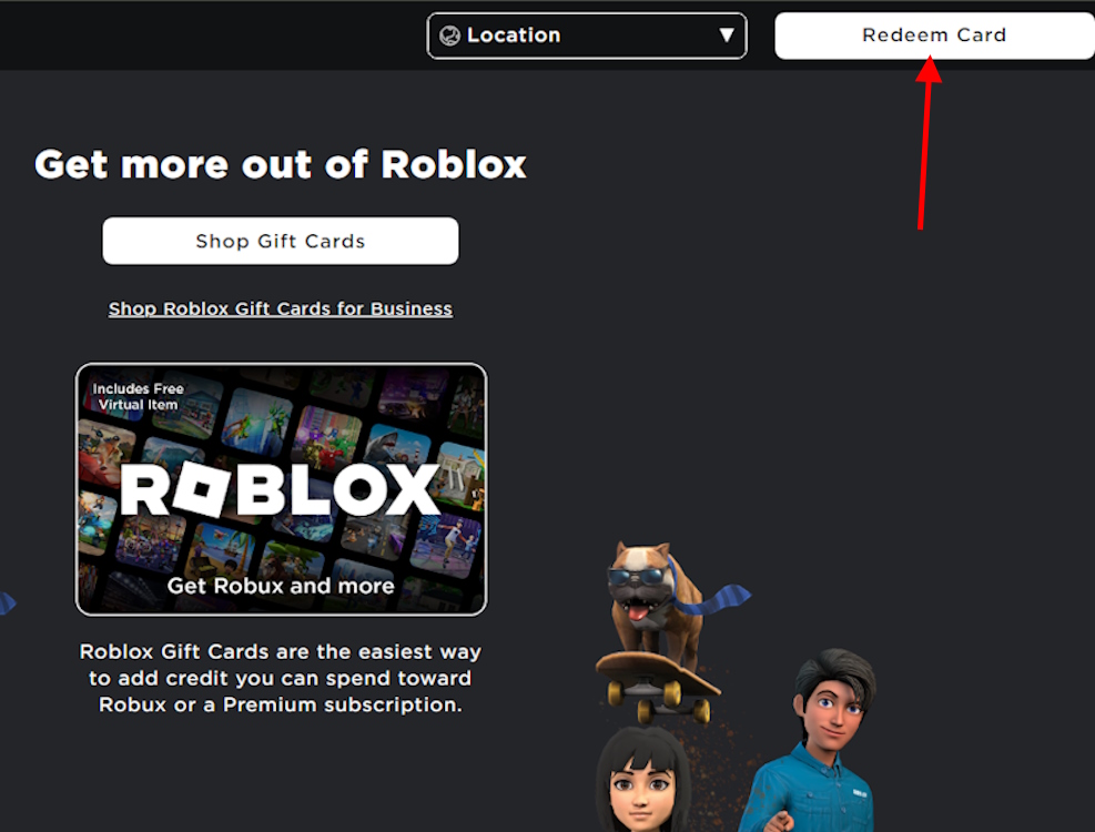 How To Redeem A Roblox Gift Card How To Redeem A Roblox Gift Card