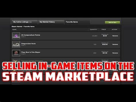How To Sell Stuff Instantly On The Steam Market Youtube