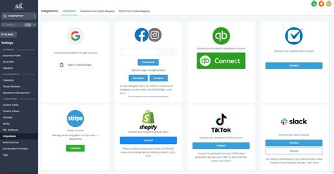 Integrations Integrations