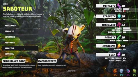 Is Saboteur The Best Class Or Breed In Biomutant All Abilities List Is Saboteur The Best Class Or Breed In Biomutant All Abilities List