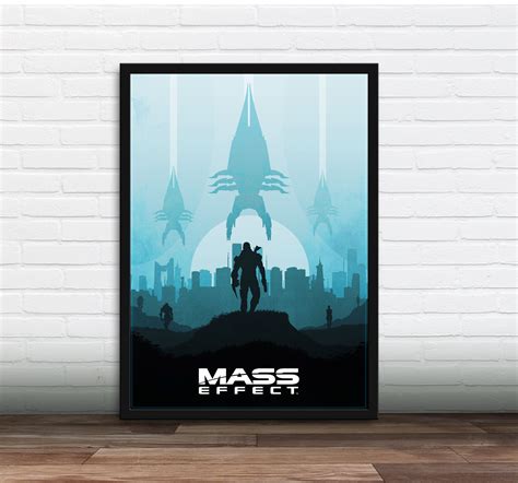 Minimalist Video Game Poster Mass Effect Art Print Gamer Etsy Minimalist Video Game Poster Mass Effect Art Print Gamer Etsy