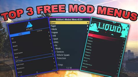 5 Mod Menu Games 5 Mod Menu Games