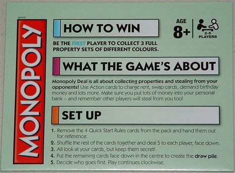 7 Monopoly Rules