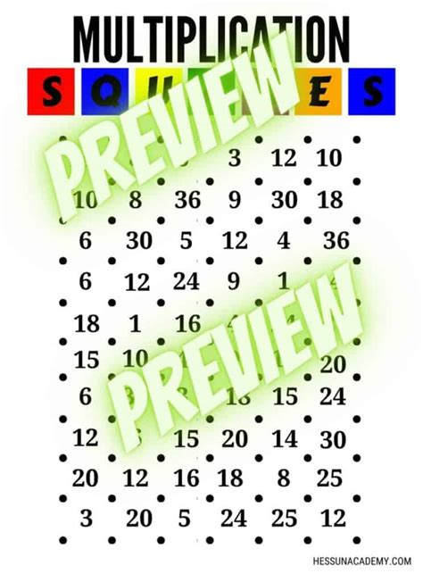 Multiplication Squares Game Hess Un Academy Multiplication Squares Game Hess Un Academy