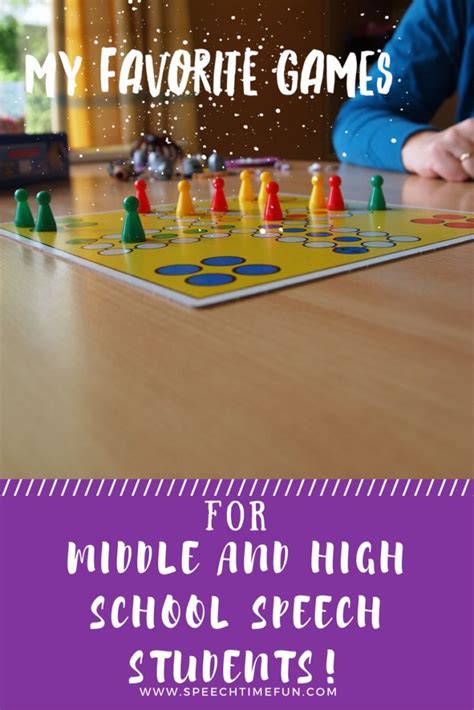 My Favorite Games For Middle And High School Speech Students Keep Them My Favorite Games For Middle And High School Speech Students Keep Them