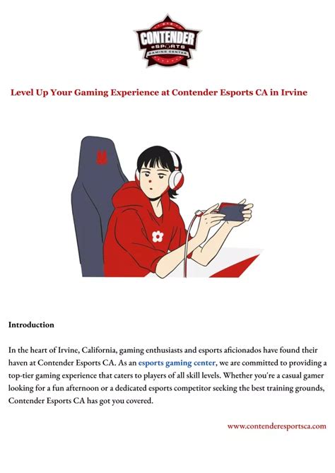 Ppt Level Up Your Gaming Experience At Contender Esports Ca In Irvine Ppt Level Up Your Gaming Experience At Contender Esports Ca In Irvine