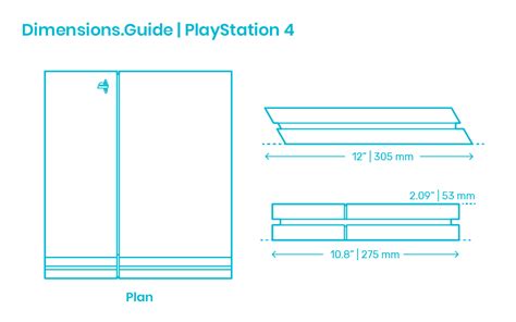 PS4 Dimensions Game Size