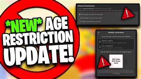 Roblox Age Restriction Guide