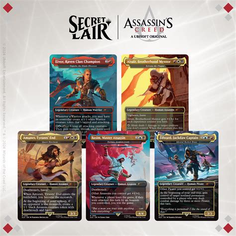 Secret Lair X Assassin S Creed Lethal Legends Secret Lair Secret Lair X Assassin S Creed Lethal Legends Secret Lair