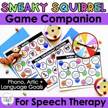 Sneaky Snacky Squirrel Game Companion For Speech And Language Therapy Sneaky Snacky Squirrel Game Companion For Speech And Language Therapy