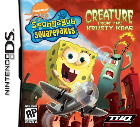 Spongebob Squarepants Creature From The Krusty Crab Nintendo Ds Game Spongebob Squarepants Creature From The Krusty Crab Nintendo Ds Game