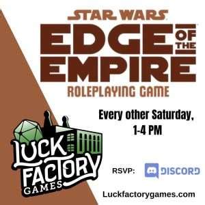 Star Wars Edge Of The Empire Rpg Luck Factory Games Star Wars Edge Of The Empire Rpg Luck Factory Games