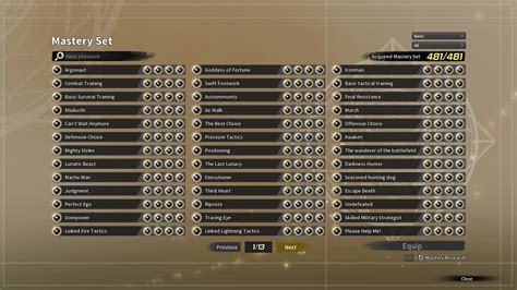 Steam Community Guide General Guide Mastery Set Effects Mastery