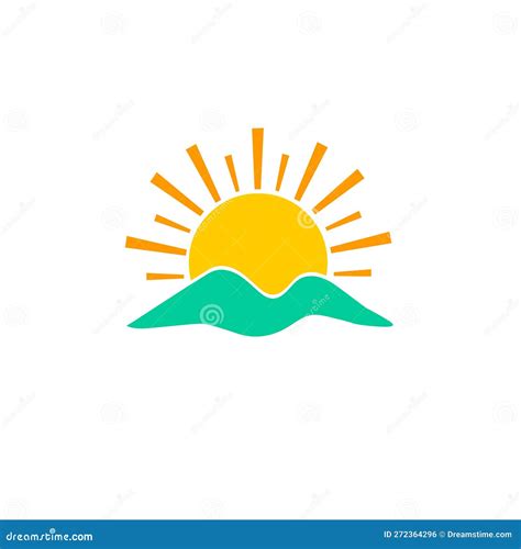 Sun Logo Icon Rising Sun Illustration Stock Vector Illustration Of Sun Logo Icon Rising Sun Illustration Stock Vector Illustration Of