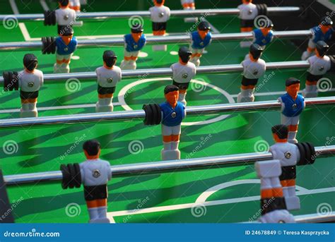 Table Football Game Stock Image Image Of Sport Football 24678849