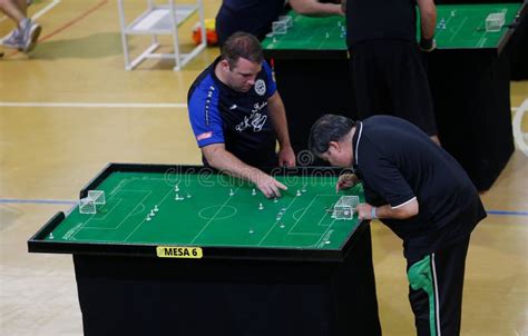Table Soccer World Championship Game Detail Editorial Photo Image Of