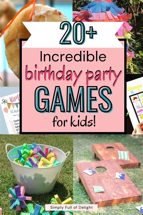 7 Birthday Party Games