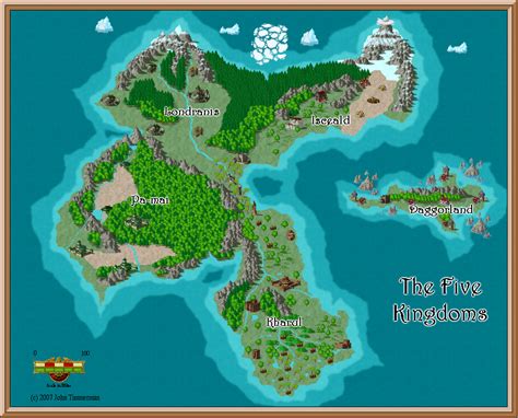 The Five Kingdoms Overland Map Fantasy Map Maker The Five Kingdoms Overland Map Fantasy Map Maker