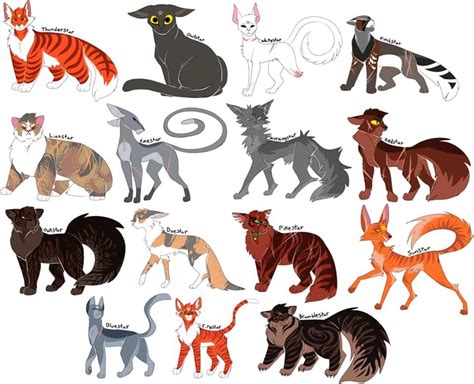 Thunderclan Leaders Warrior Cats Warrior Cats Clans Warrior Cat
