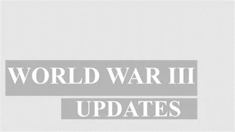 World War Iii Updates Lower Third 4K Stock Video Pond5 World War Iii Updates Lower Third 4K Stock Video Pond5