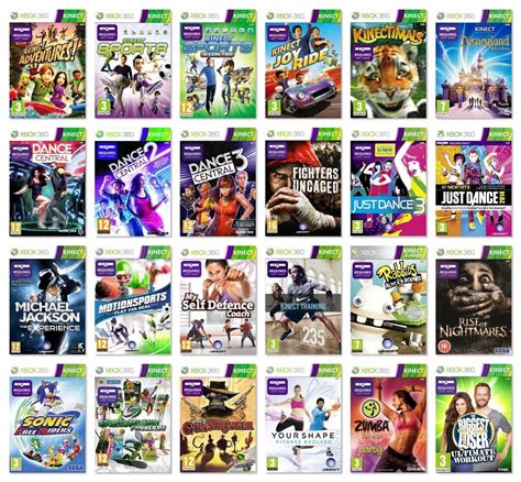 5 Xbox Kinect Games 5 Xbox Kinect Games